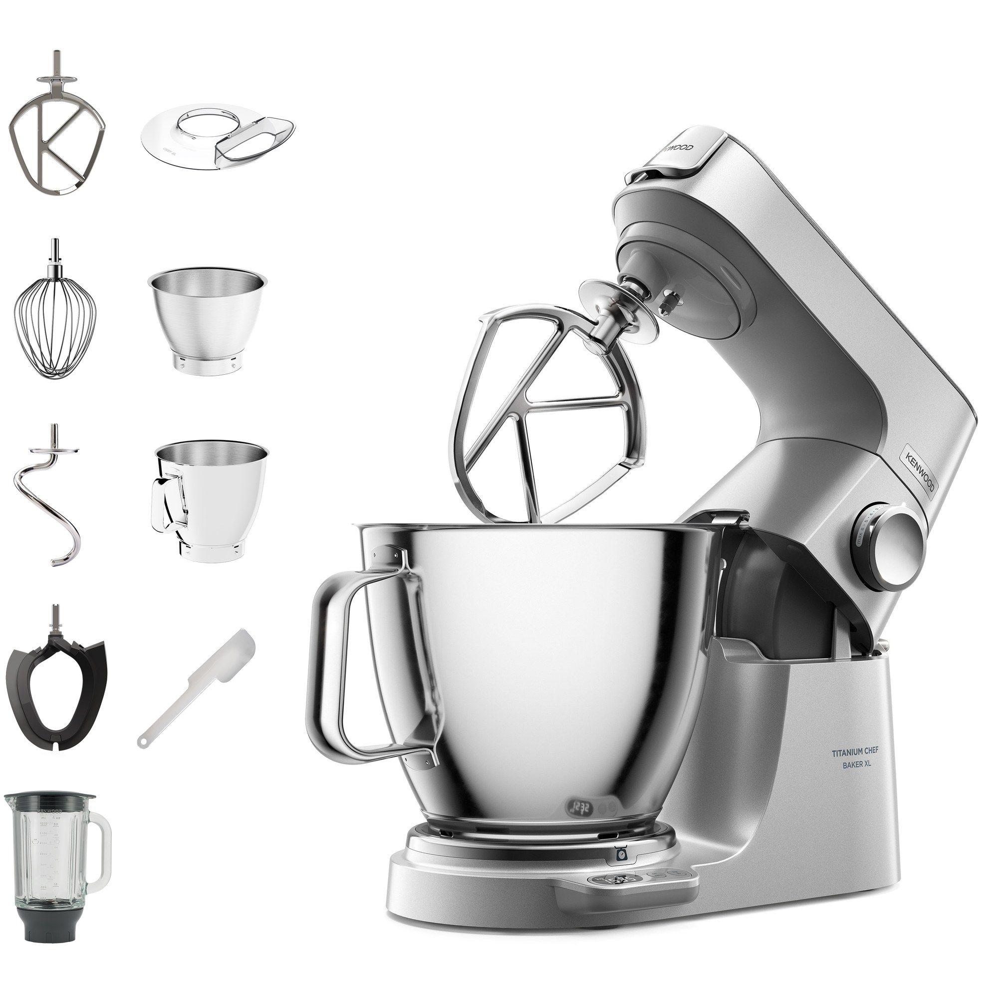 Robot de Cozinha KENWOOD Titanium Chef Baker XL KVL85.124SI (Altura 40 cm - Inox)