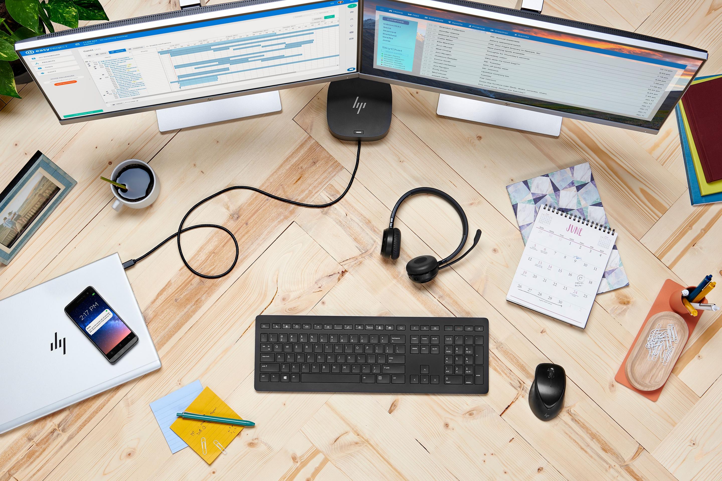 Estação de Ancoragem HP USB-C Dock G5 (Preto) — miniatura 9