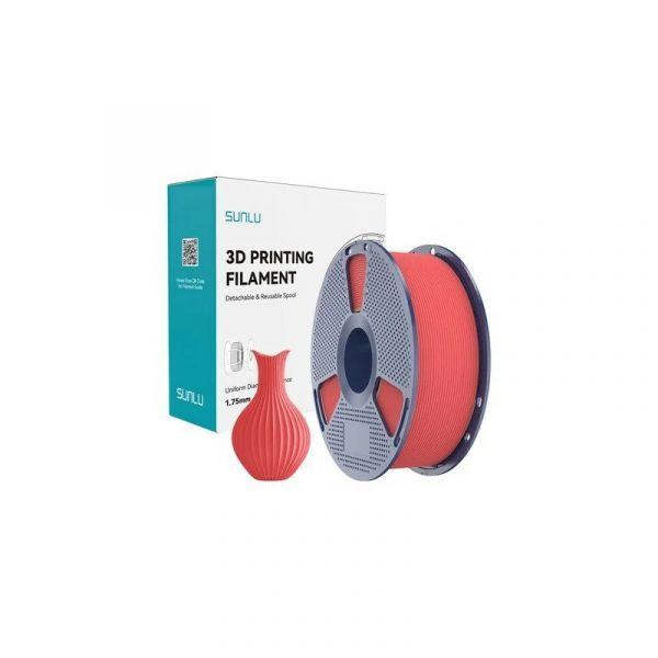 Filamento SUNLU PLA Classic CR (Impressoras 3D FDM - Cereja)