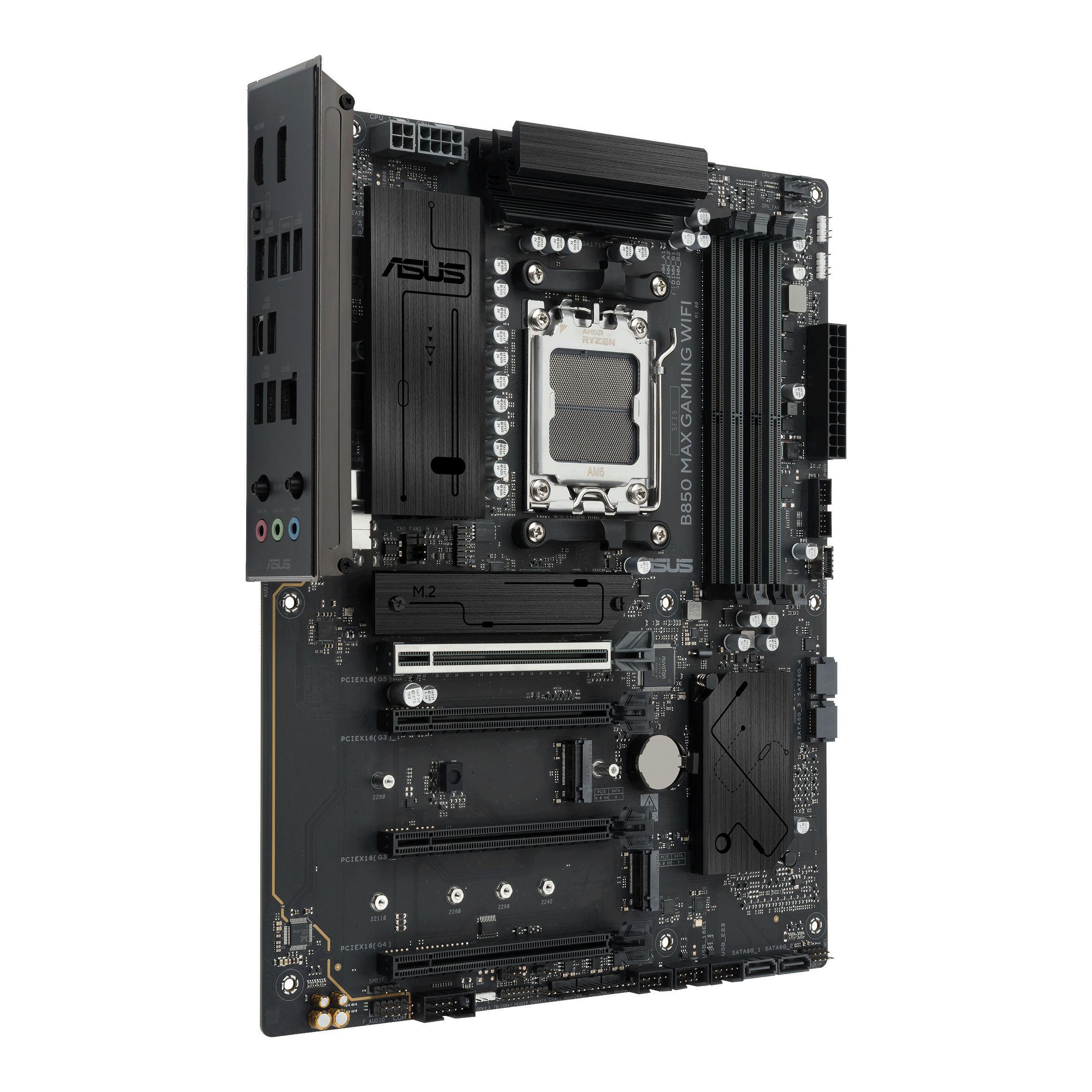 Motherboard ASUS B850 MAX GAMING WIFI (AM5 - ATX - Duplo canal - Preto), miniatura 3