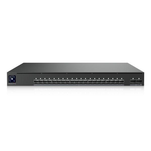 Switch Gerido UBIQUITI EAV-Fiber (10/100/1000 Mbit/s - 8 MB - 800 Gbit/s - Preto)