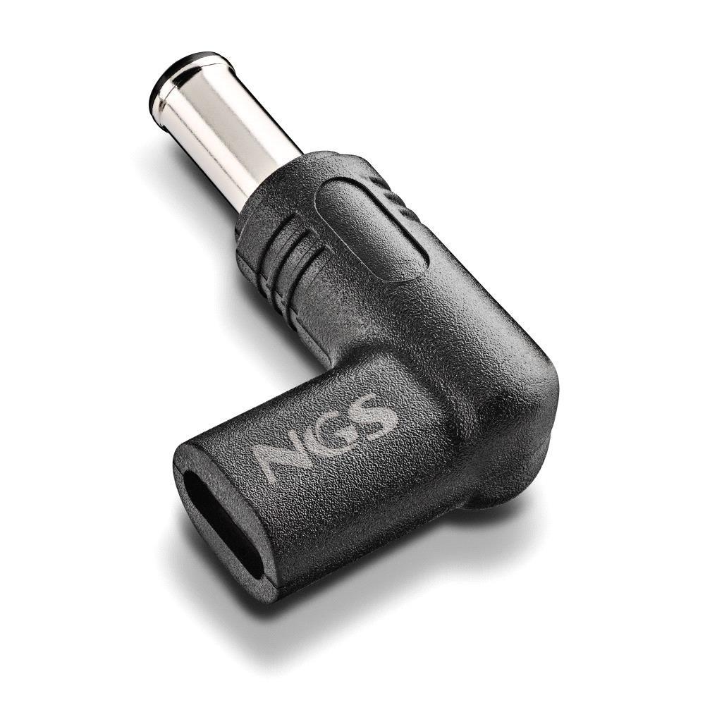 Adaptador USB-C 90° NGS para Portátil Sony (Integrado - Preto), miniatura 2