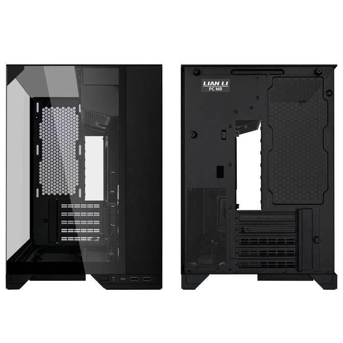 Caixa Micro-ATX LIAN LI O11 Vision-M (Micro ATX, Mini-ITX - Midi Tower - Aço, vidro temperado, alumínio - Preto) — miniatura 3