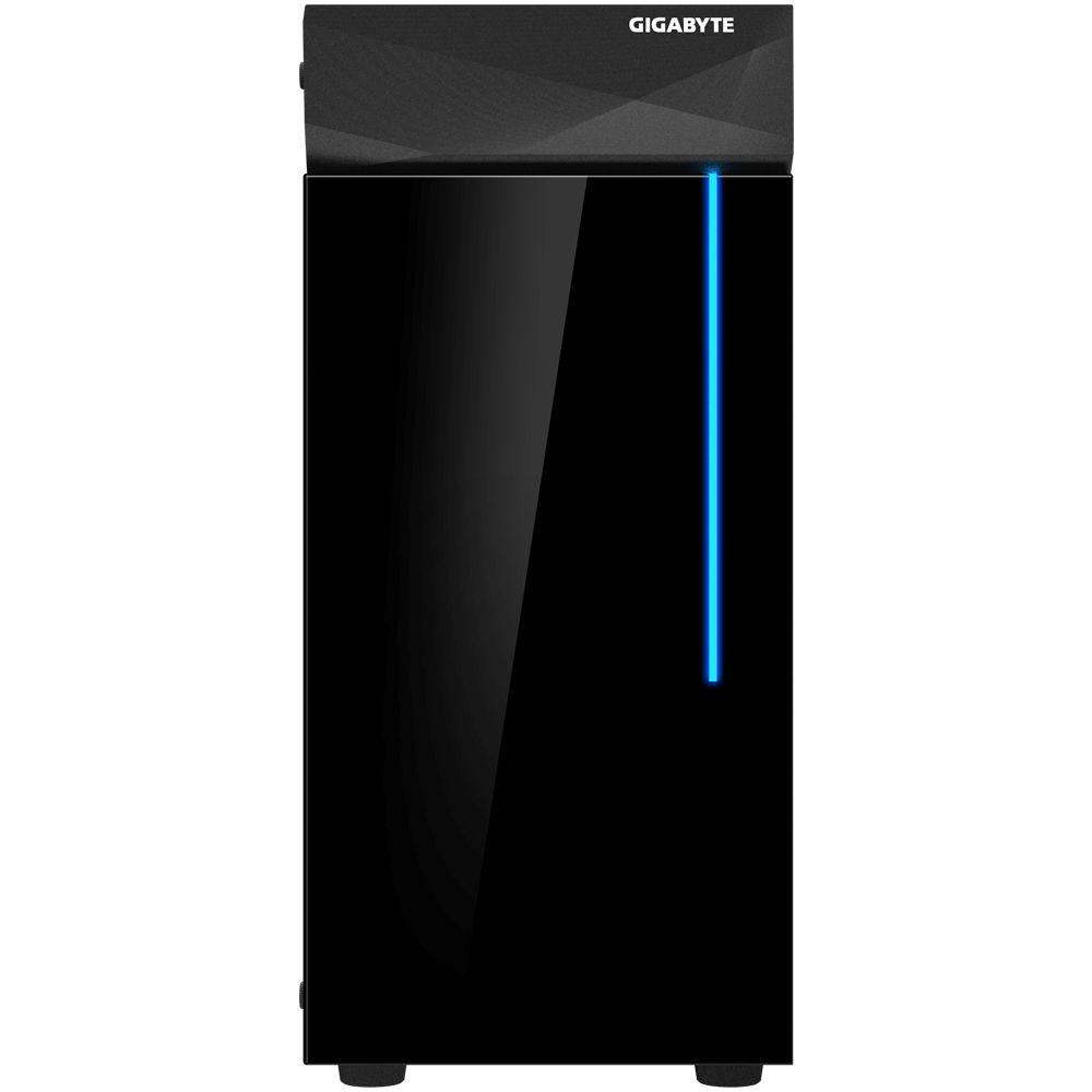 Caixa PC GIGABYTE C200 GLASS (ATX, Micro ATX, Mini-ITX - Midi Tower - ATX, Micro ATX, ITX - Preto) — miniatura 3