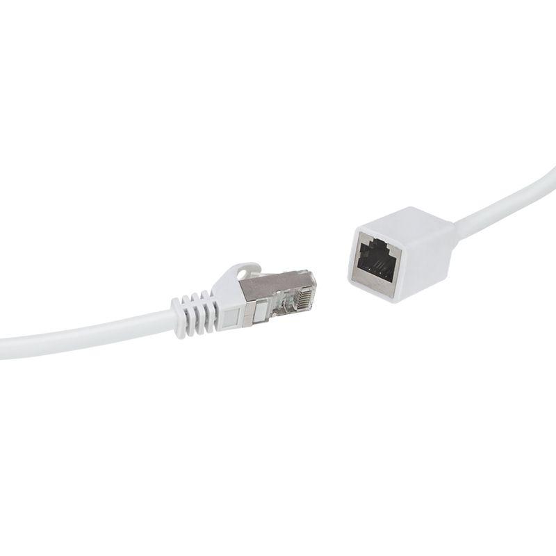 Cabo de Extensão de Rede LOGILINK CQX031S (1 m - Cat6A - RJ-45 - Branco) — miniatura 3