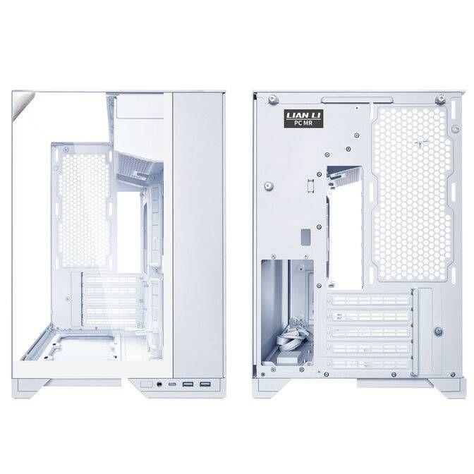 Caixa Micro-ATX LIAN LI O11 Vision-M (Micro ATX, Mini-ITX - Midi Tower - Aço, vidro temperado, alumínio - Branco) — miniatura 3