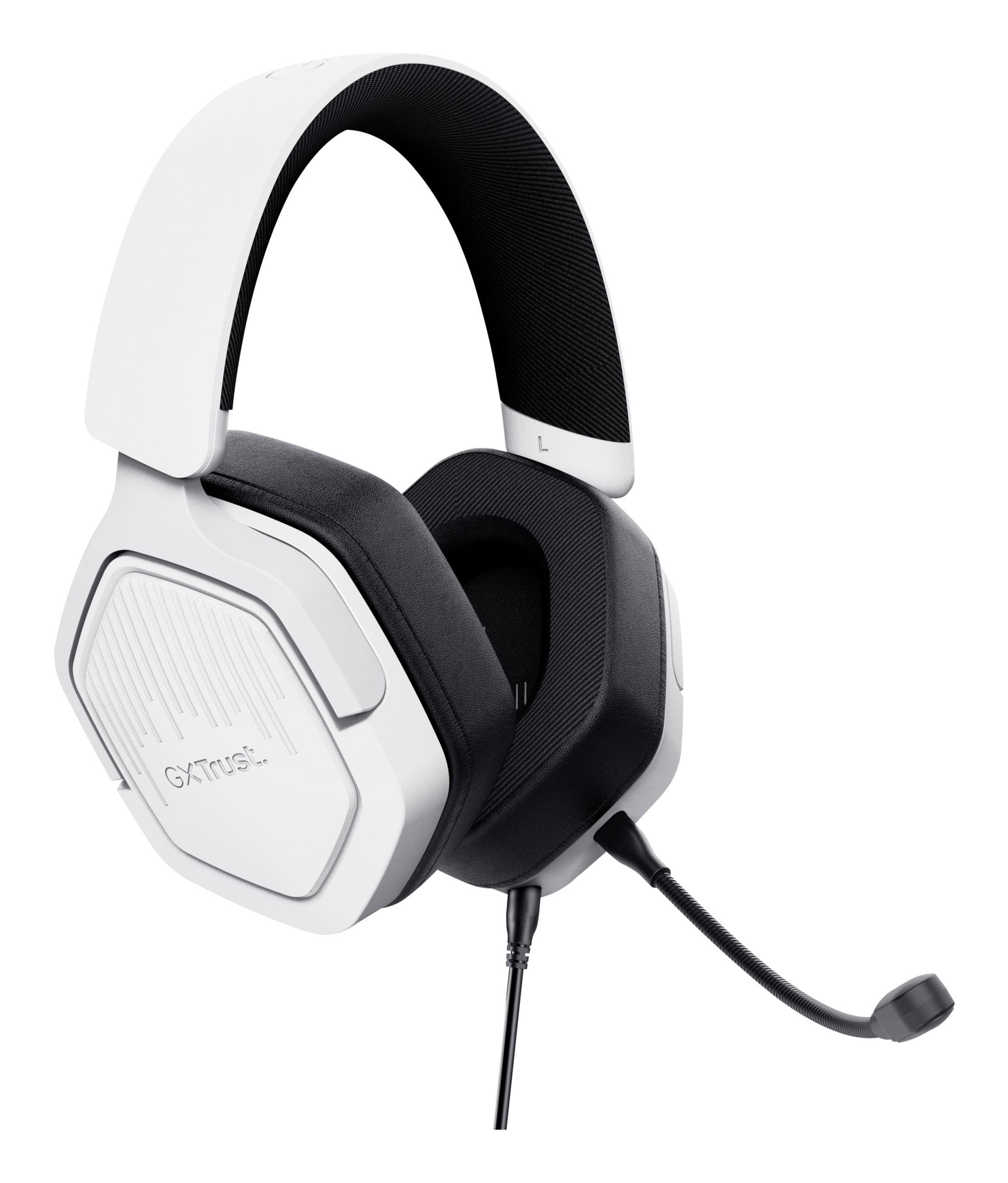Headset Gaming TRUST GXT 492W Carus (Binaural - Com fios - Circum-aural - Branco), miniatura 2
