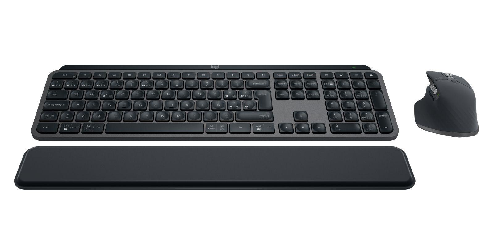 Conjunto Teclado e Rato LOGITECH MX Keys Combo for Business (Espanhol - Teclas tesoura - Tamanho completo - Grafite), miniatura 5