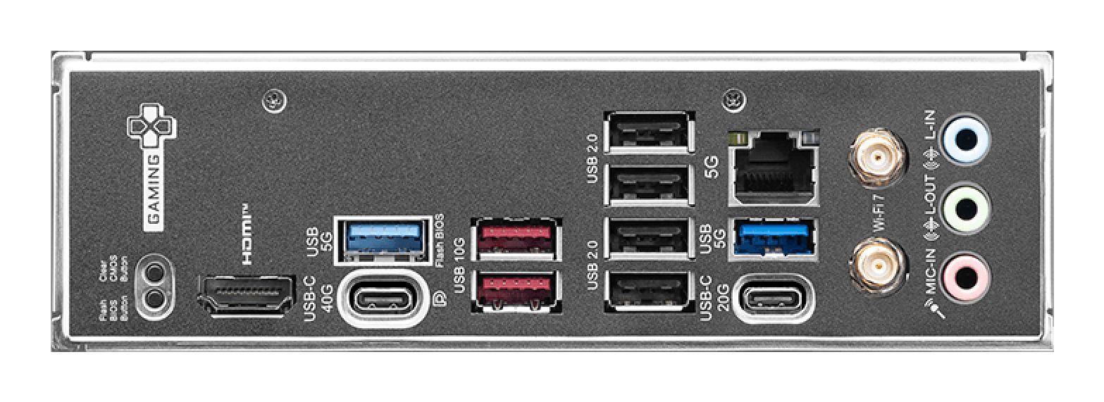 Motherboard MSI MAG X870 GAMING PLUS WIFI (AM5 - ATX - Duplo canal), miniatura 5