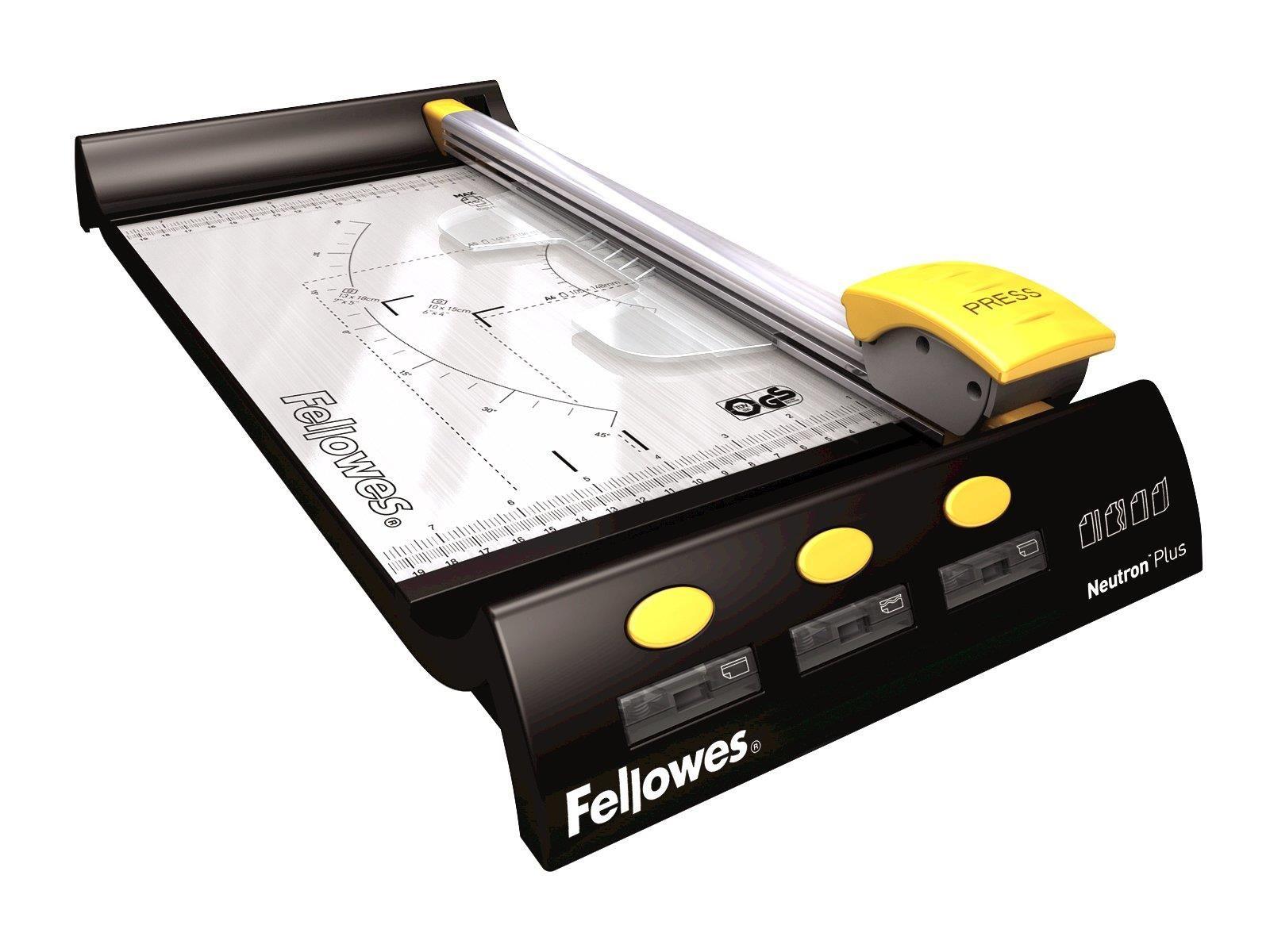 Cisalha de Rolo FELLOWES Neutron Plus (Metal, Plástico - Grafite, Prateado e Amarelo) — miniatura 4