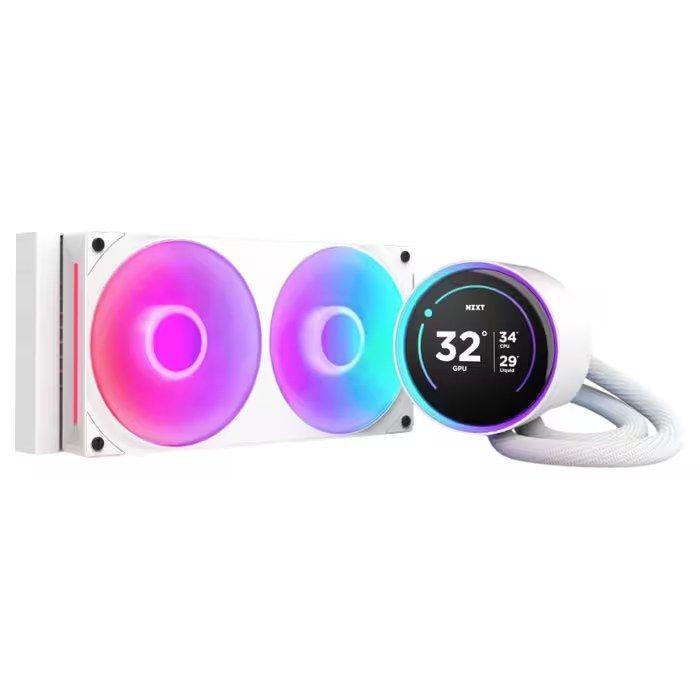 Sistema de Refrigeração Líquida NZXT Kraken Elite 280 RGB (140 mm - 2000 RPM - RGB multicolor - Branco) — miniatura 2