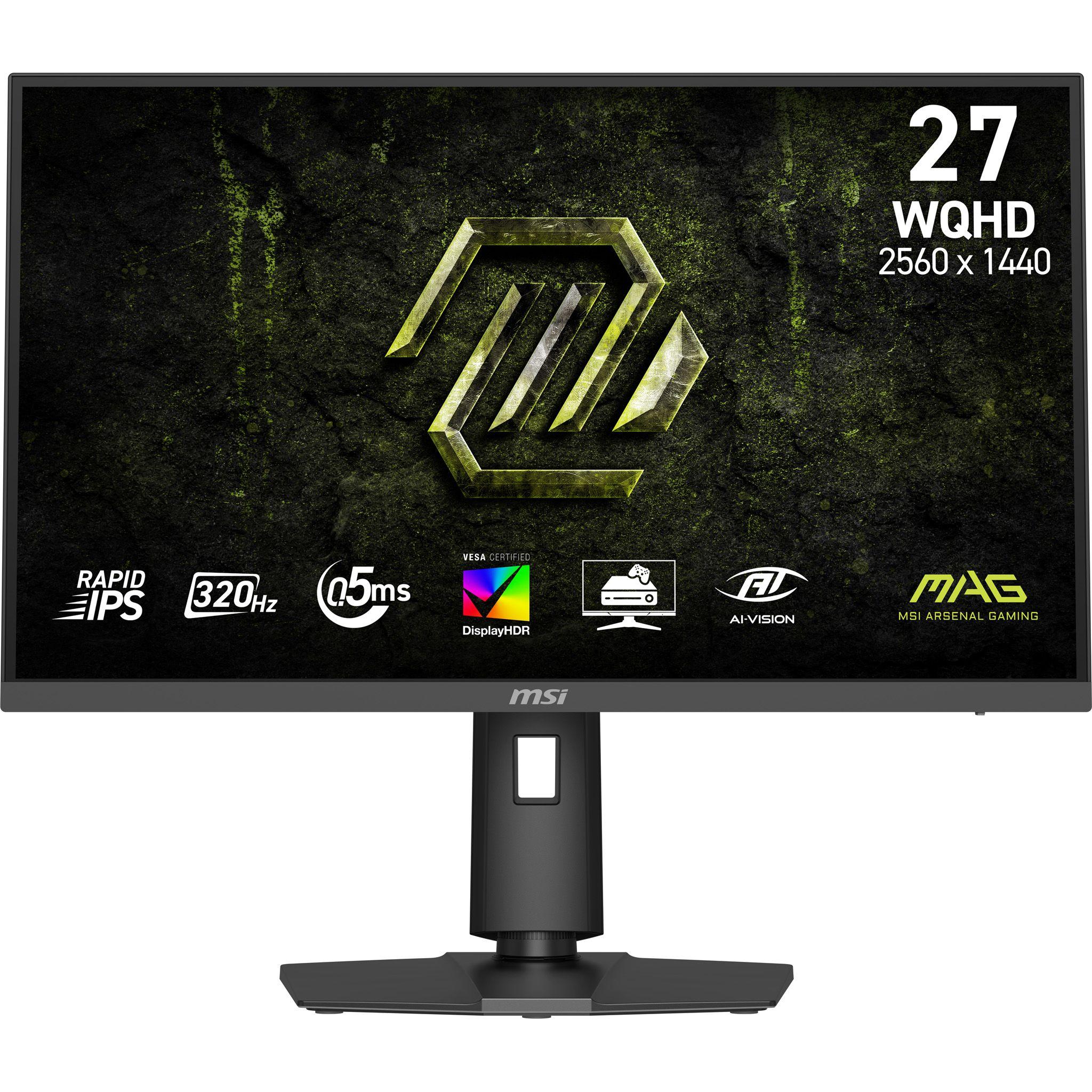 Monitor MSI MAG 274QPF X32 (27" - Rapid IPS - 320 Hz - Preto)