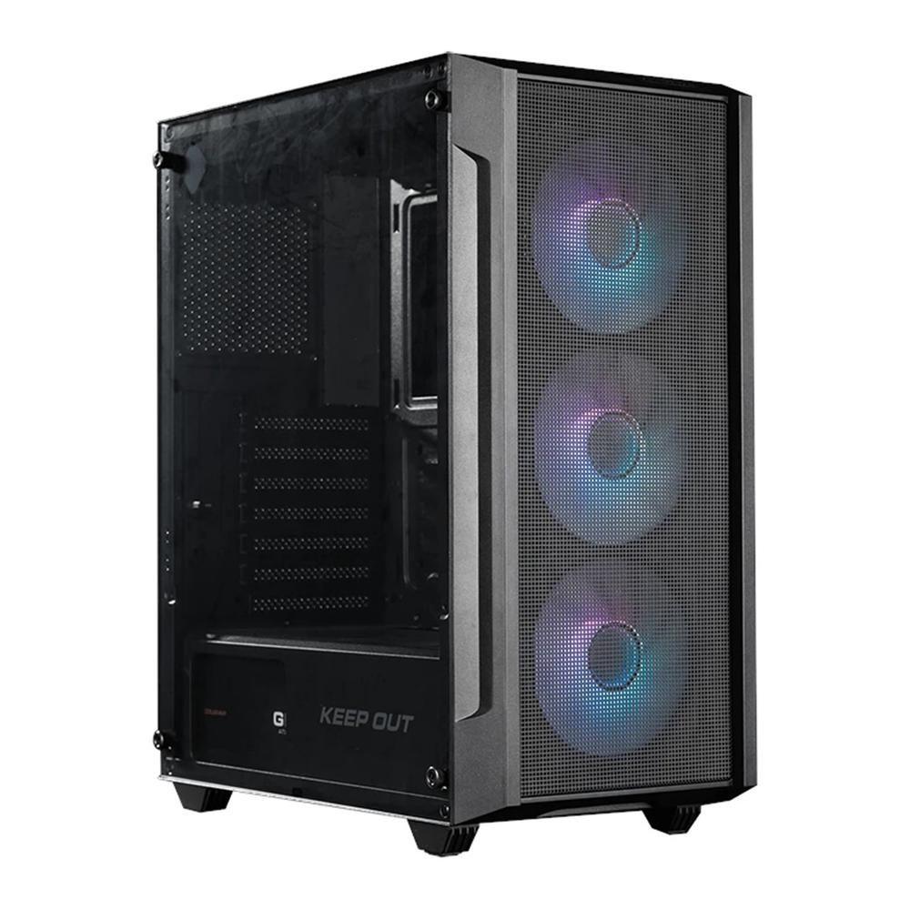 Caixa PC Gaming KEEP OUT XC-200 MESH (Preto)