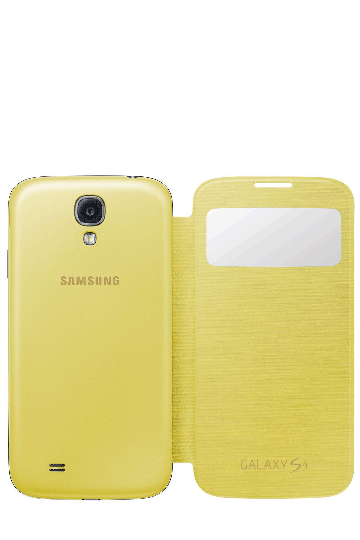 Capa Flip SAMSUNG S View EF-CI950BYEGWW (Samsung Galaxy S4 i9500/i9505 - Amarelo) — miniatura 4