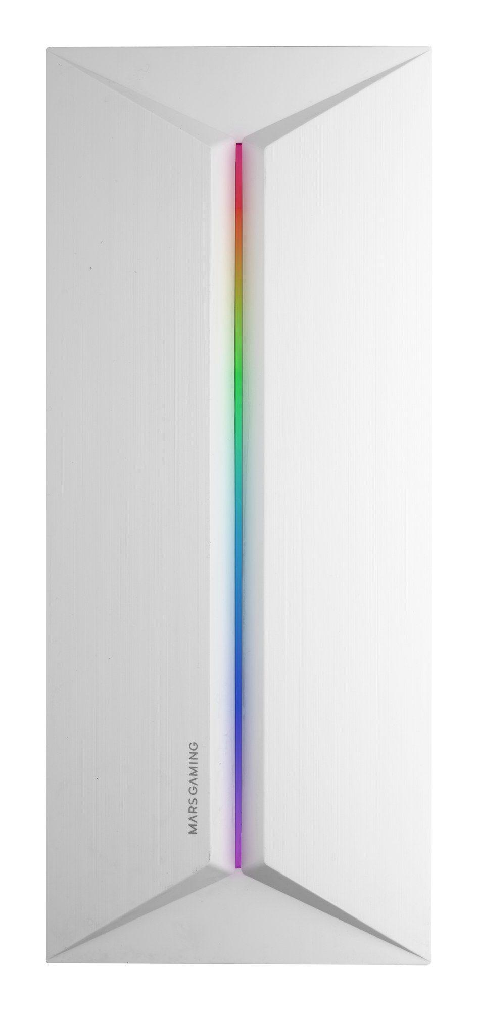 Caixa ATX MARS GAMING MCBLAZEW (ATX, Micro ATX, Mini-ITX - Semitorre - Vidro temperado - Branco) — miniatura 2