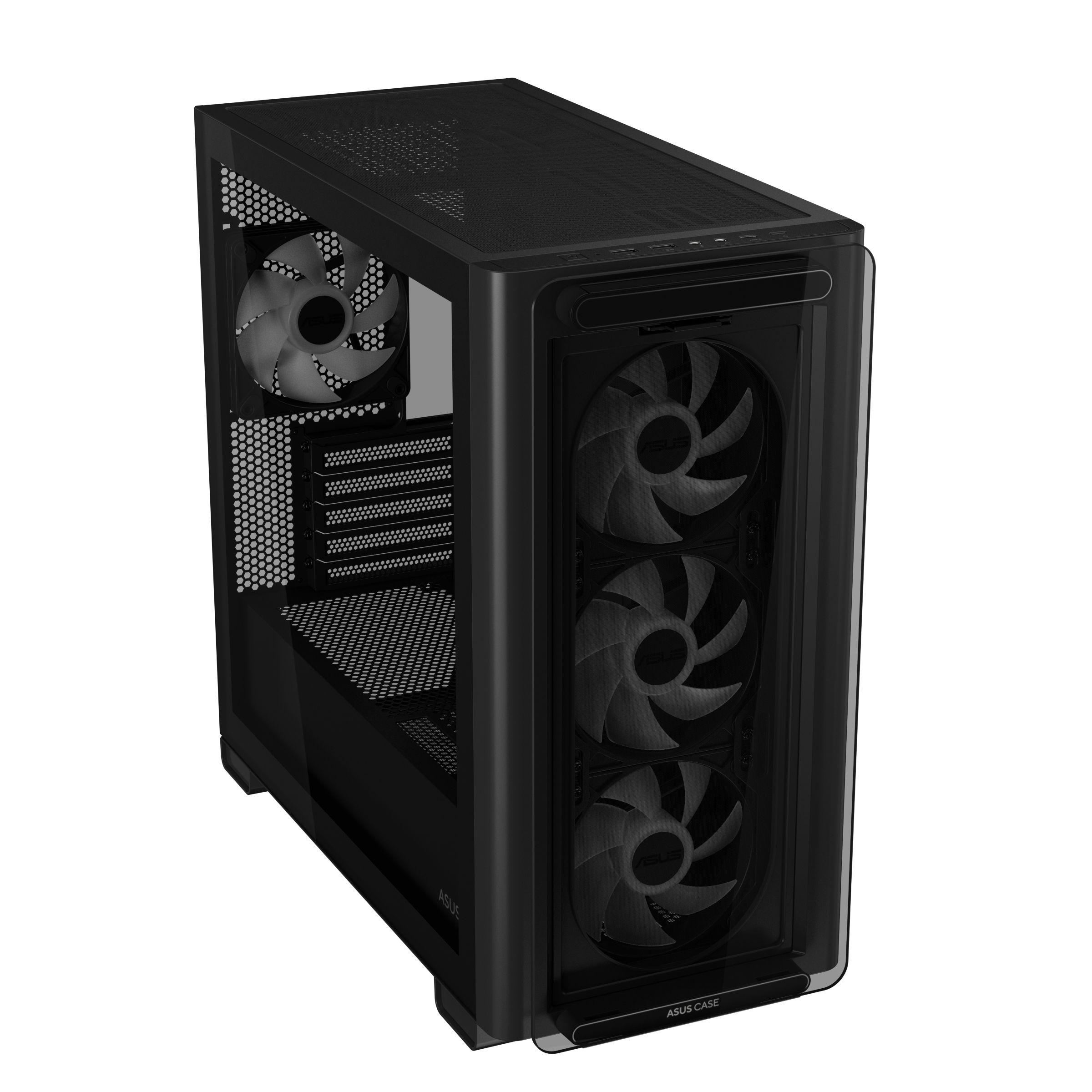 Caixa Micro-ATX ASUS A23 PLUS (micro-ATX, Mini-ITX - Micro Tower - micro-ATX, Mini-ATX - Preto) — miniatura 6