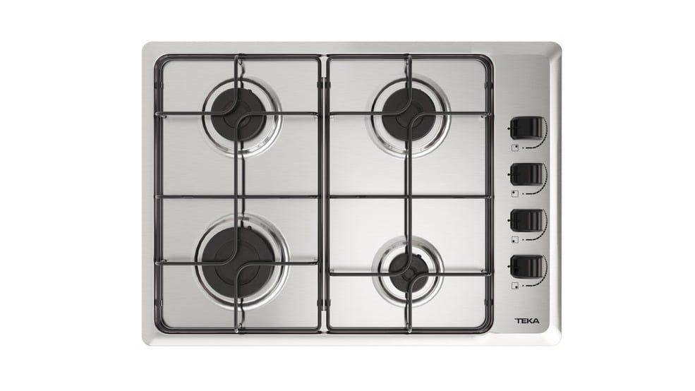 Placa a Gás Encastre TEKA HLX 540 KLA (4 zonas - 0 W - Aço inoxidável - Inox)