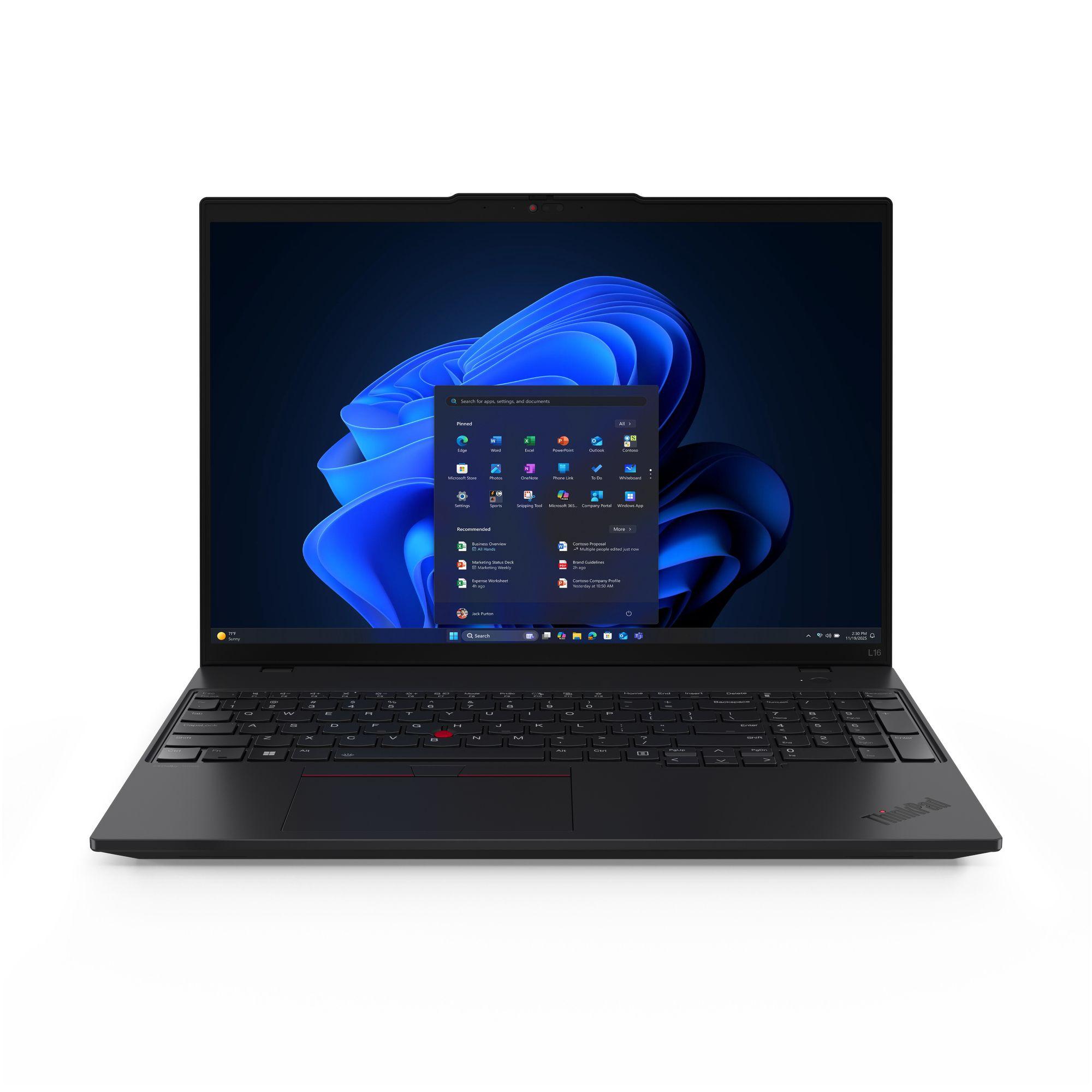 Computador Portátil LENOVO ThinkPad L16 G2 (21SA0016GE) (Core Ultra 5 225U - 16GB - 512GB SSD - 16" - Layout DE - Preto), miniatura 2