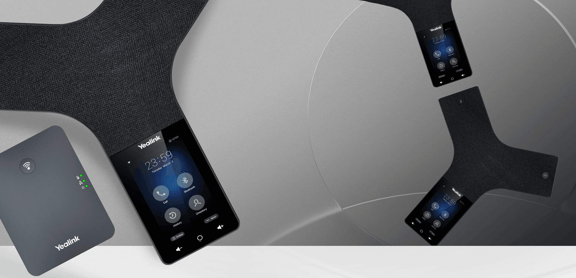 Telefone de Conferência IP YEALINK CP935W-Base (Yealink W70B - Preto), miniatura 2