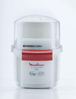 Picadora MOULINEX La Moulinette 1,2,3 AD560120 (800 W - 0,25 l - Plástico - Branco e Vermelho)