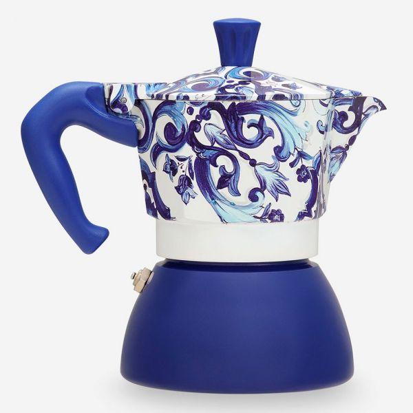 Cafeteira Italiana BIALETTI 5356 (Azul e Branco), miniatura 2