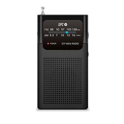 Rádio Portátil SPC Icy Max 4588N (0,3 W - Jack de 3,5 mm - Preto)