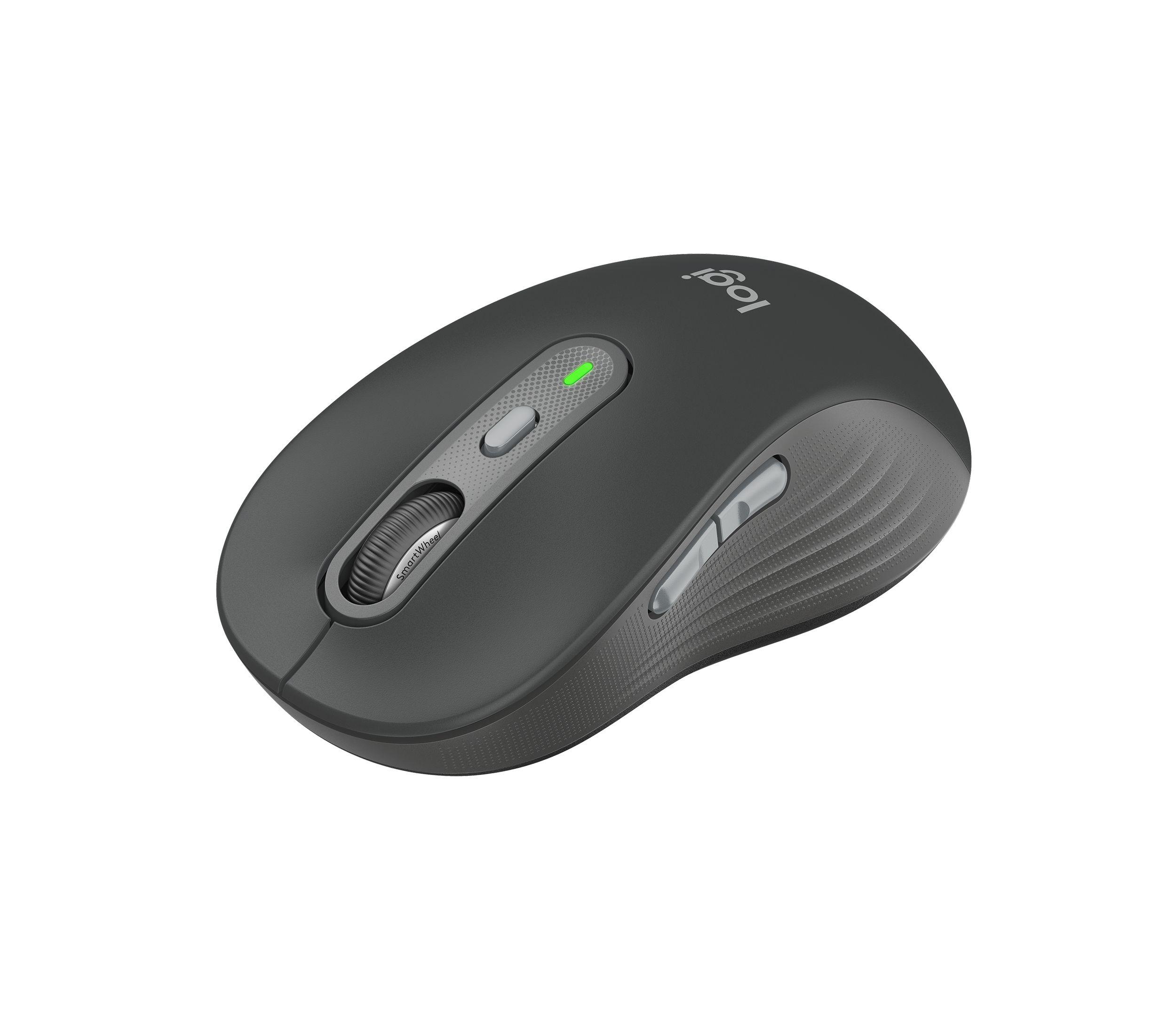 Rato LOGITECH Signature Plus M750L (Mão direita - 4000 DPI - Ótico - Grafite)