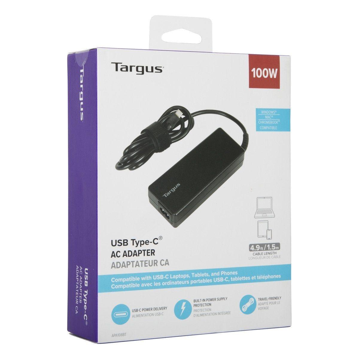 Carregador de Portátil TARGUS APA108EU (USB-C Power Delivery - Preto), miniatura 6