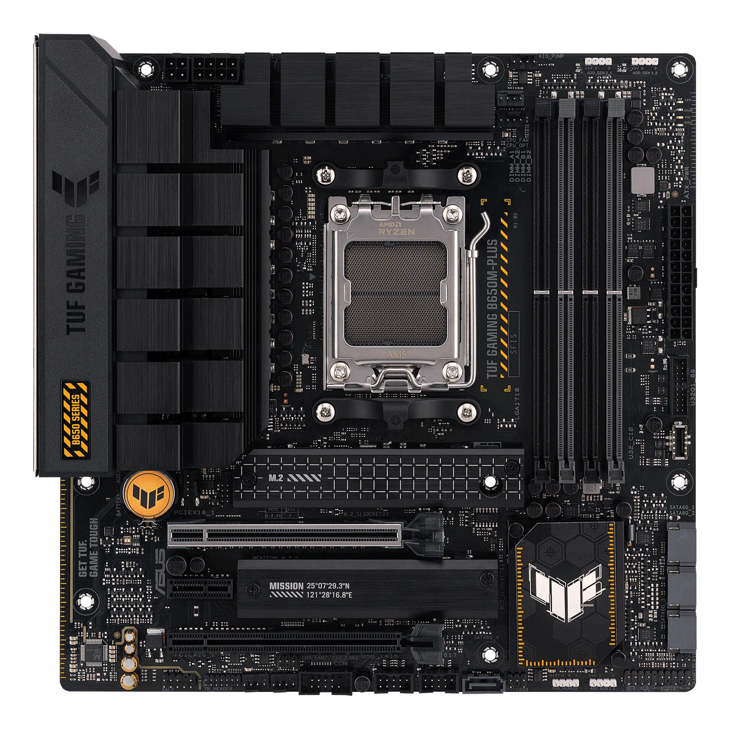Motherboard ASUS TUF GAMING B650M-PLUS (AM5 - AMD Ryzen 7000 Series - micro-ATX)