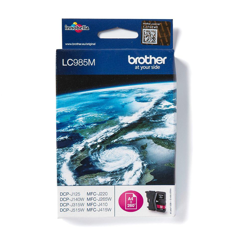 Tinteiro BROTHER LC985M (260 páginas - Magenta)