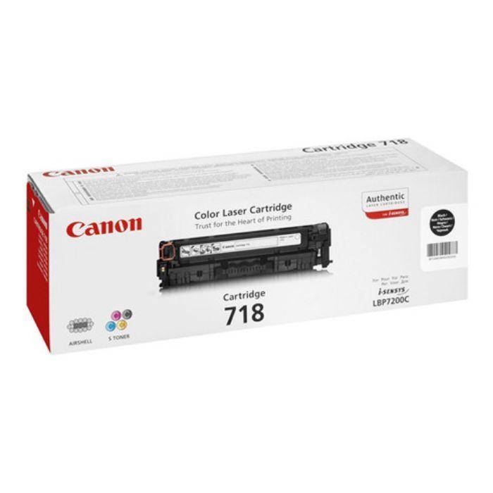 Toner CANON CRG-718BK (3400 páginas - Preto), miniatura 2