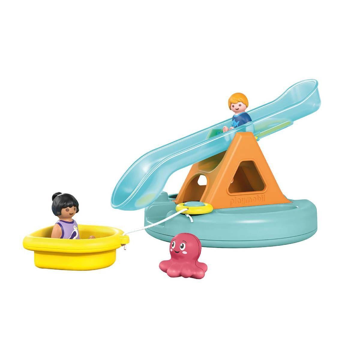 Conjunto Aquático PLAYMOBIL Junior Aqua Ilha de Banho com Escorrega (1 ano - Multicor), miniatura 5