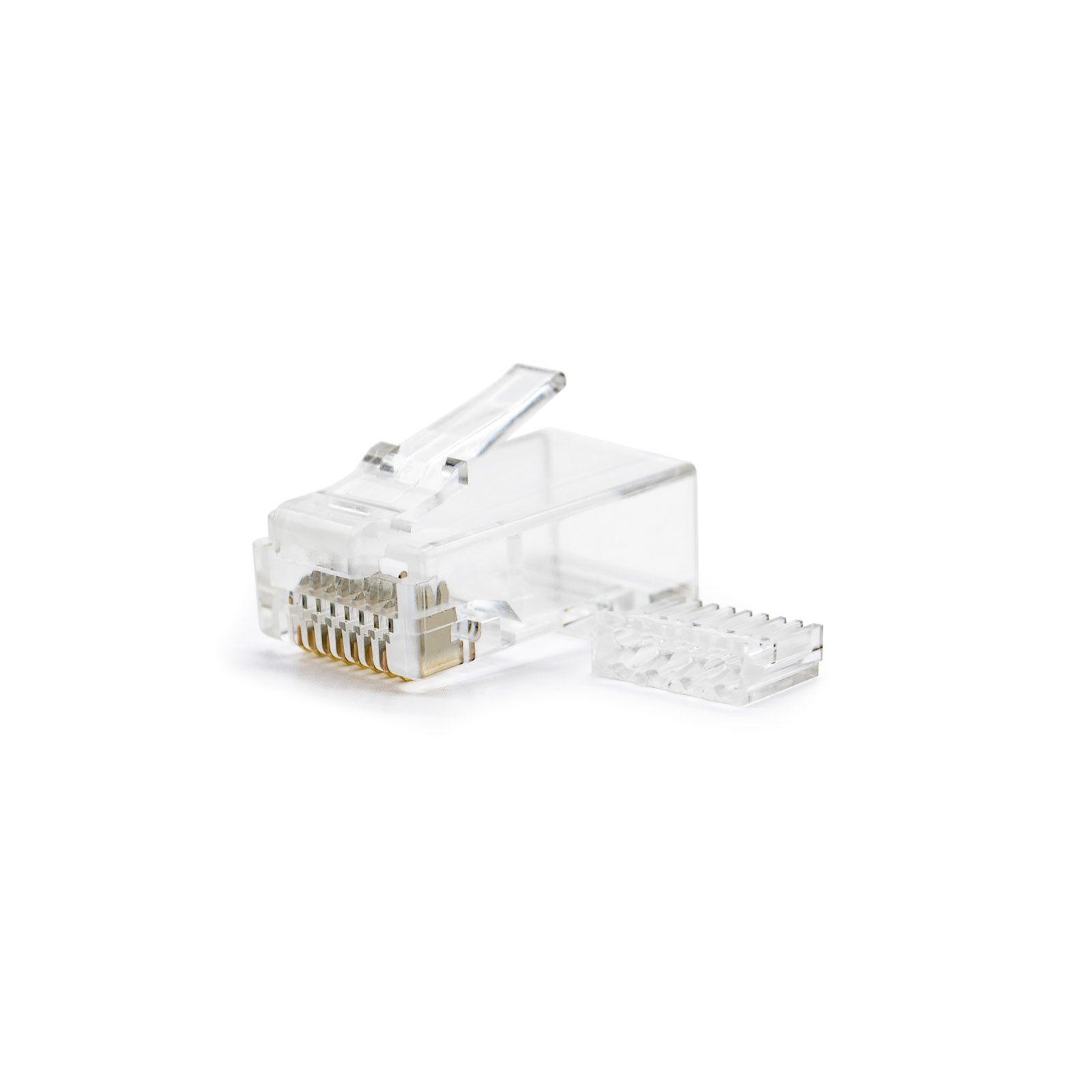 Conector RJ45 NANOCABLE 10.21.0201-100 (RJ-45 - Transparente)