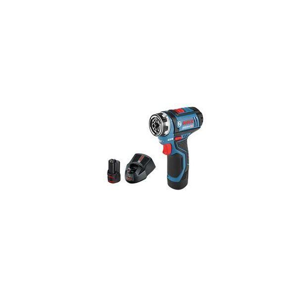 Berbequim Aparafusador BOSCH GSR 12V-15 FC (12 V - Bateria - Azul e Preto)