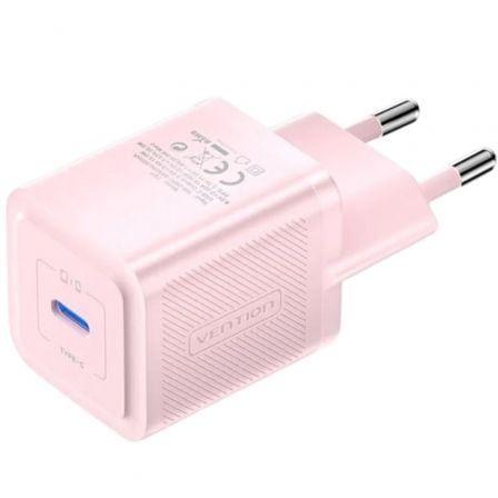Carregador de Parede VENTION FEPP0-EU (20 W - Rosa)