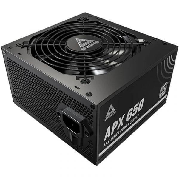 Fonte de Alimentação ATX MONTECH APX650 (Fonte de Alimentação ATX - 650 W - 80 PLUS White - Preto), miniatura 2