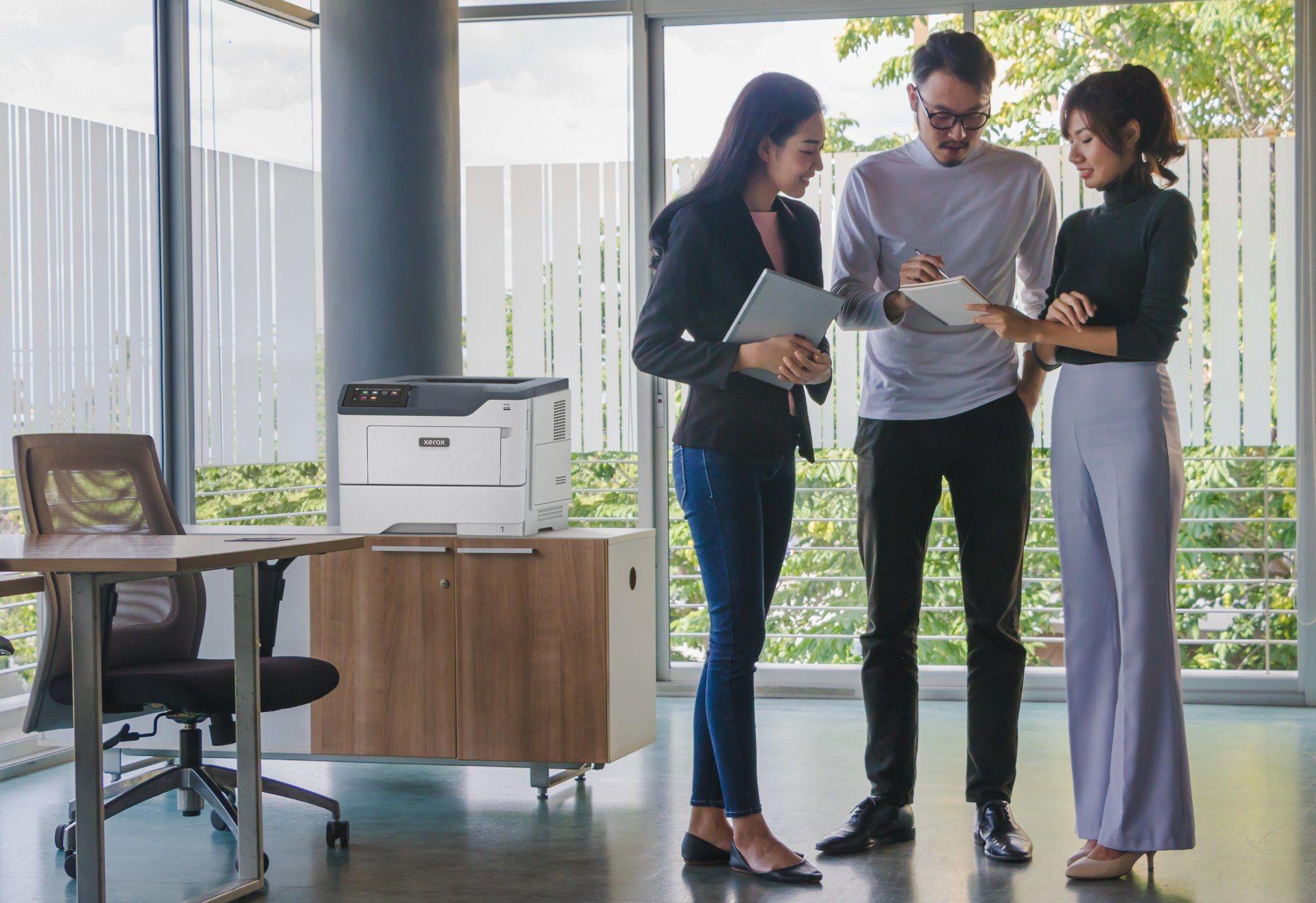 Impressora Laser Monocromática XEROX B410V/DN (A4 - 650 folhas - Opcional - Cinzento e Branco) — miniatura 4