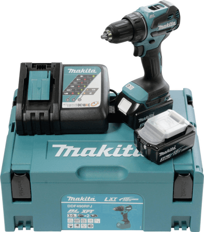 Aparafusadora/berbequim MAKITA DDF490RFJ (18 V - Sem fios), imagem 1