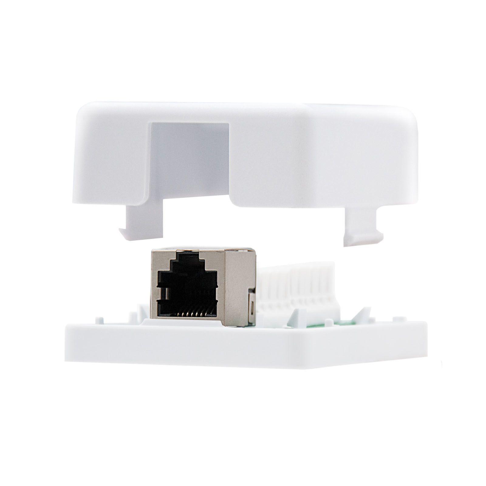 Tomada de Superfície RJ45 NANOCABLE 10.21.1601 (Branco), miniatura 3