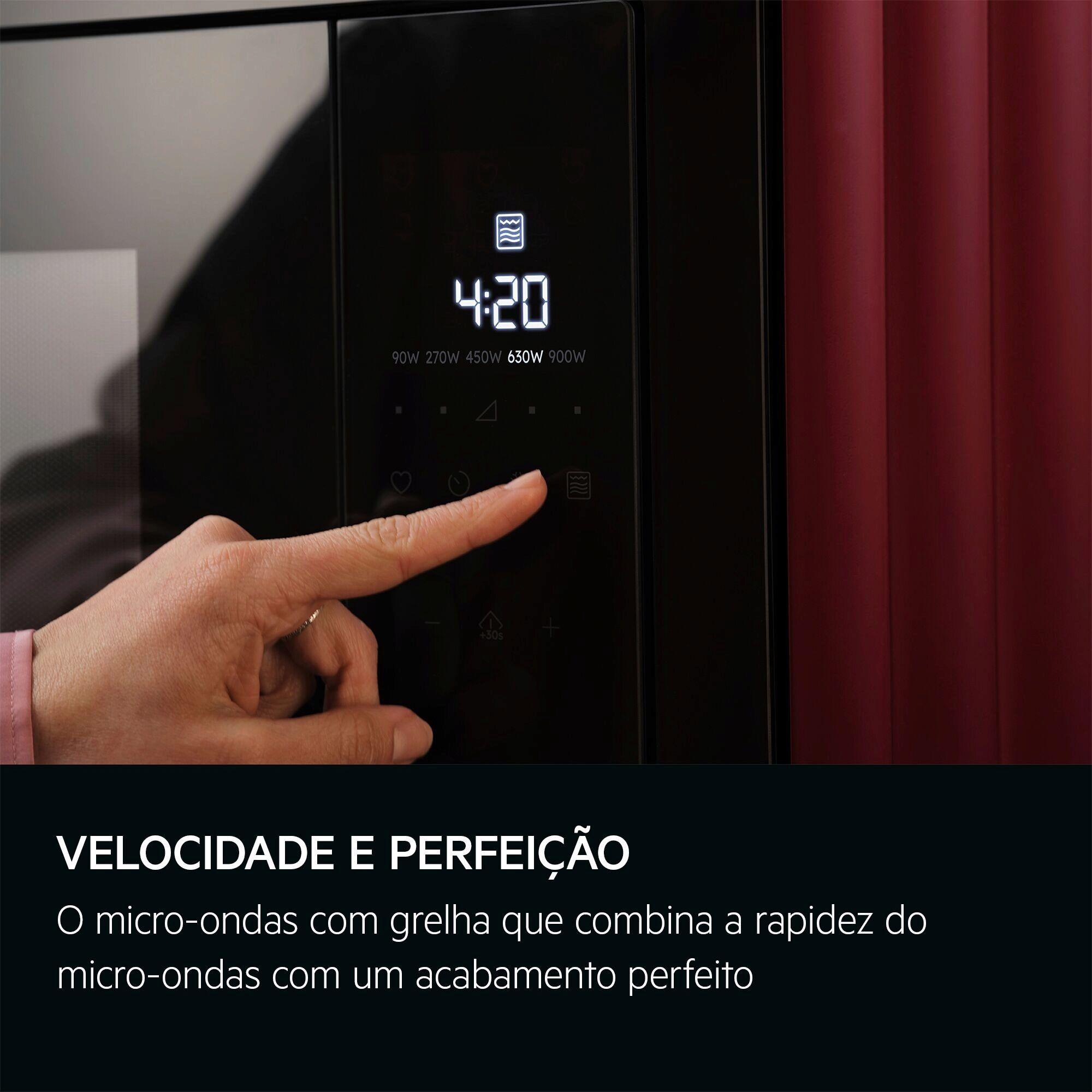 Micro-ondas Encastre AEG TMS5G25IEM (900 W - 1000 W - 25 l - Preto e Inox) — miniatura 10