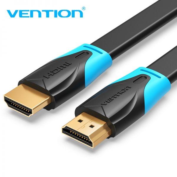 Cabo HDMI VENTION VAA-B02-L200 (2 m - HDMI 2.0 / HDMI 1.4 - HDMI Type A - Preto)