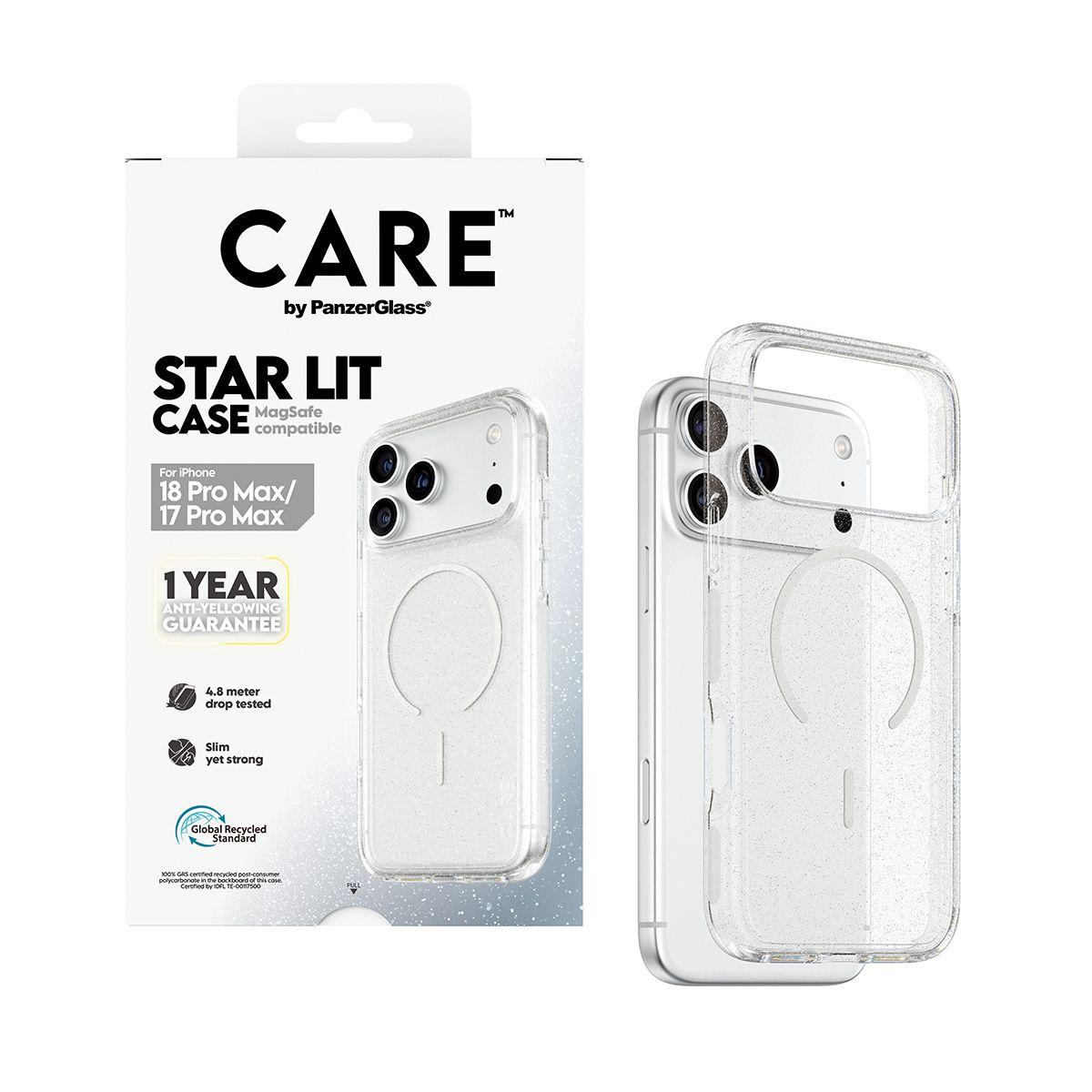 Capa para Telemóvel PANZERGLASS CARE Urban Explorer Star Lit MagSafe (Transparente), miniatura 5