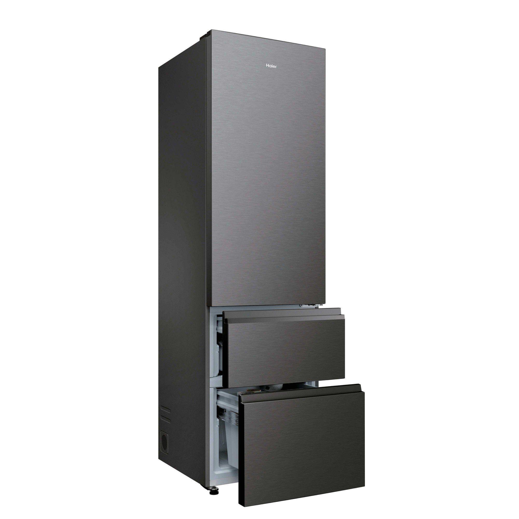 Frigorífico Combinado Independente HAIER HTR3620CNMP (414 L - hOn - 205x59,5x66,7 cm - Inox) — miniatura 4