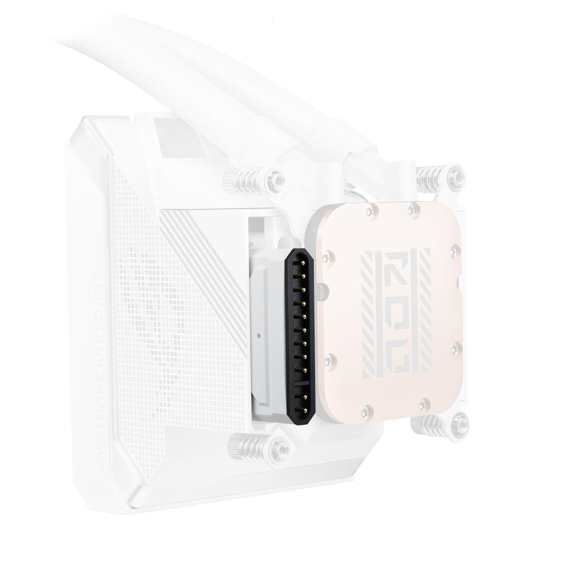 Sistema de Refrigeração Líquida para CPU ASUS ROG STRIX SLC IV 360 ARGB LCD (AM4, AM5, LGA 1700, LGA 1851 - 120 mm - 2500 RPM - Branco) — miniatura 10