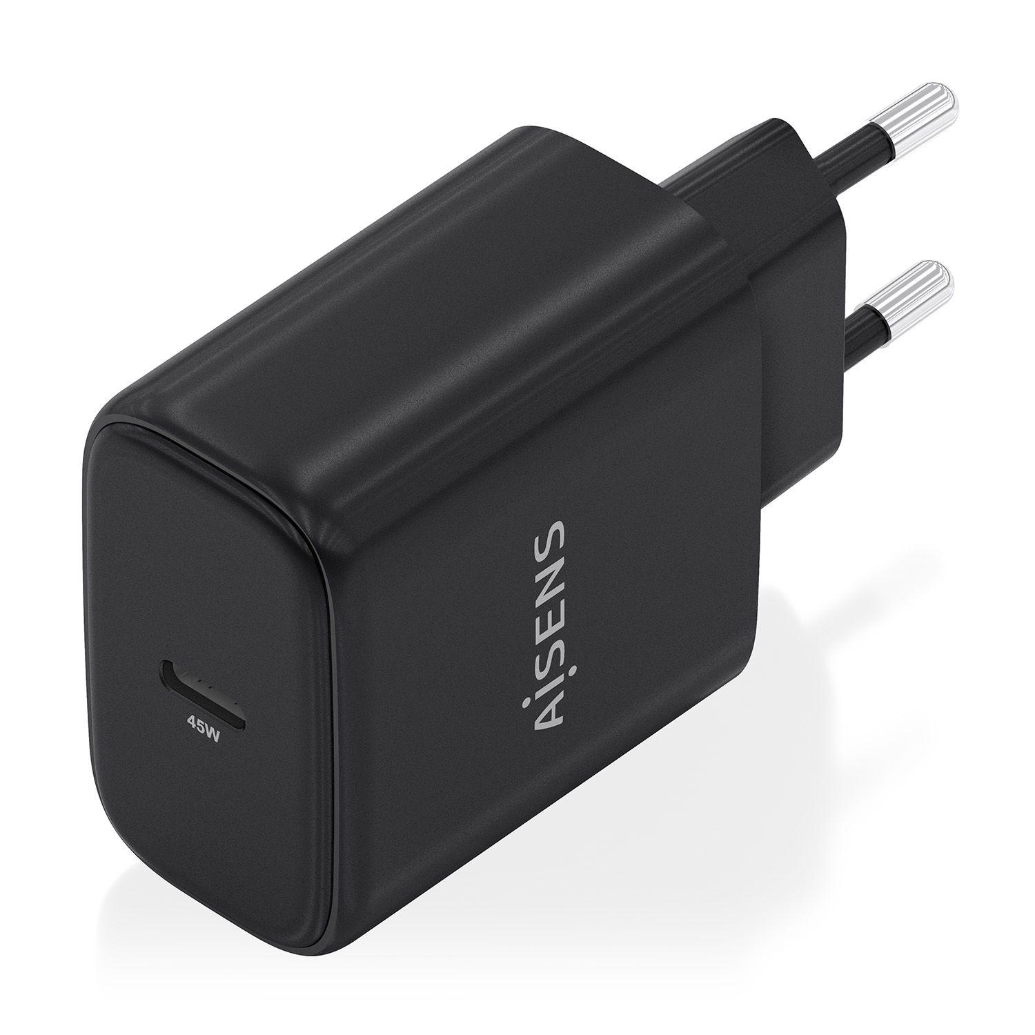 Carregador USB-C AISENS A110-0970 (45 W - Preto), miniatura 2