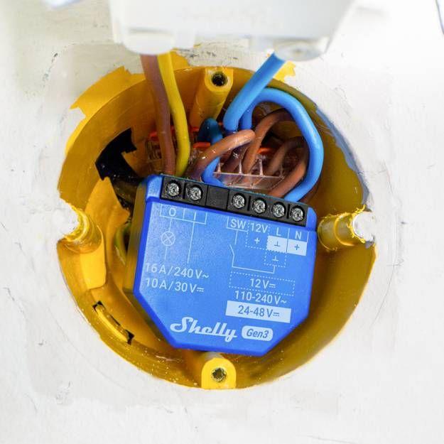 Interruptor Inteligente SHELLY 1 Gen3 (Plástico - Azul) — miniatura 4