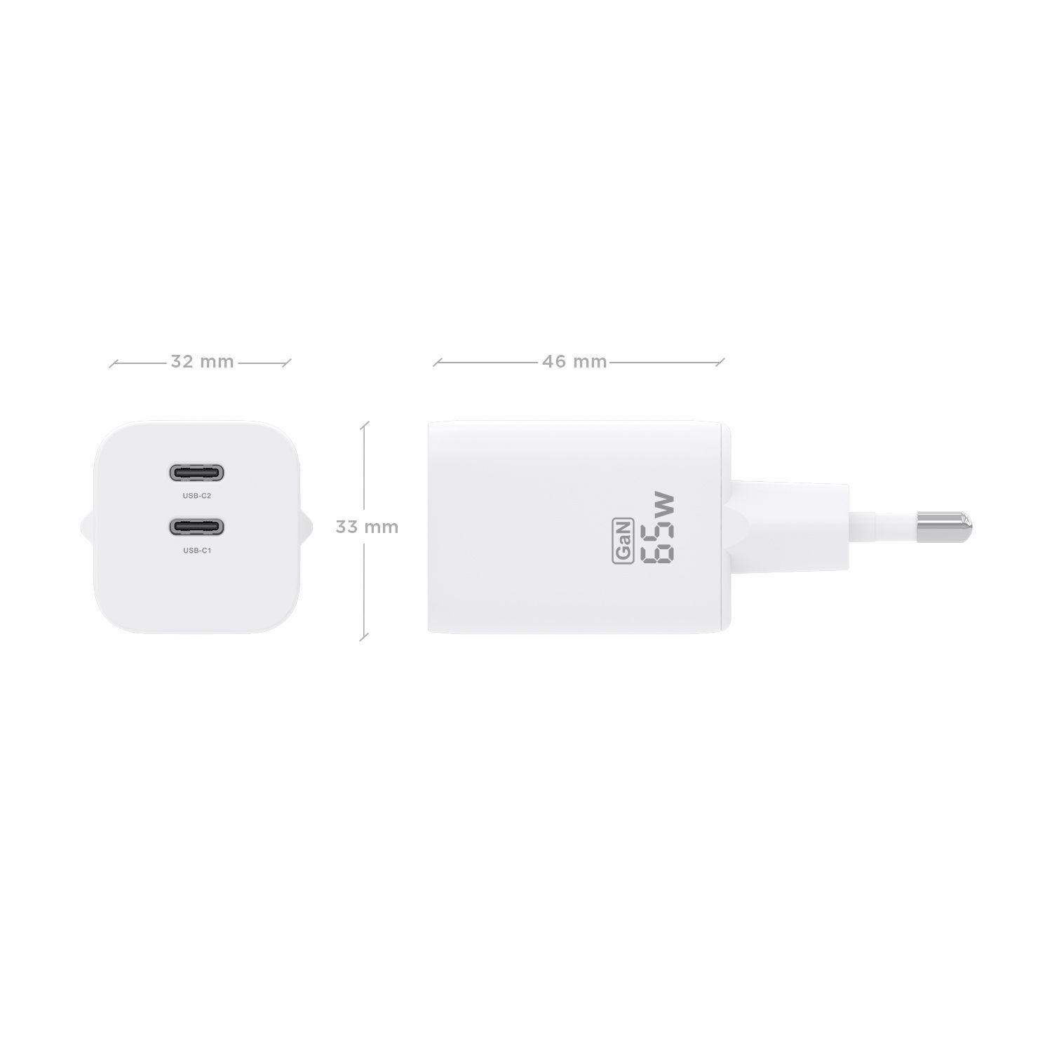Carregador de Parede AISENS A110-1029 (65 W - Branco), miniatura 4