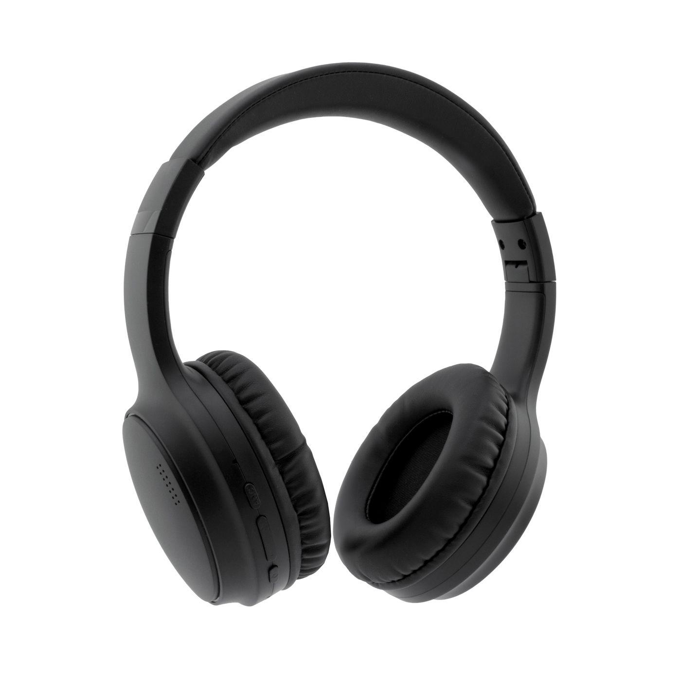 Auscultadores COOLBOX AIR-40 (Binaural - Com fios e sem fios - Supra-aural - Preto)