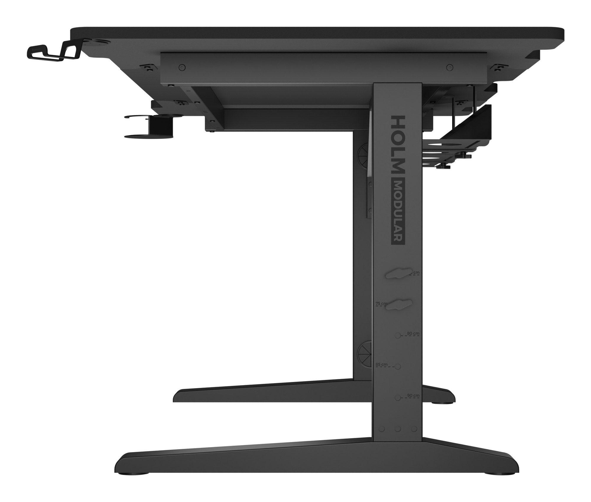 Secretária Gaming GENESIS Holm Modular 140 (1400 x 750 mm - Forma retangular - Multicor - Preto) — miniatura 3