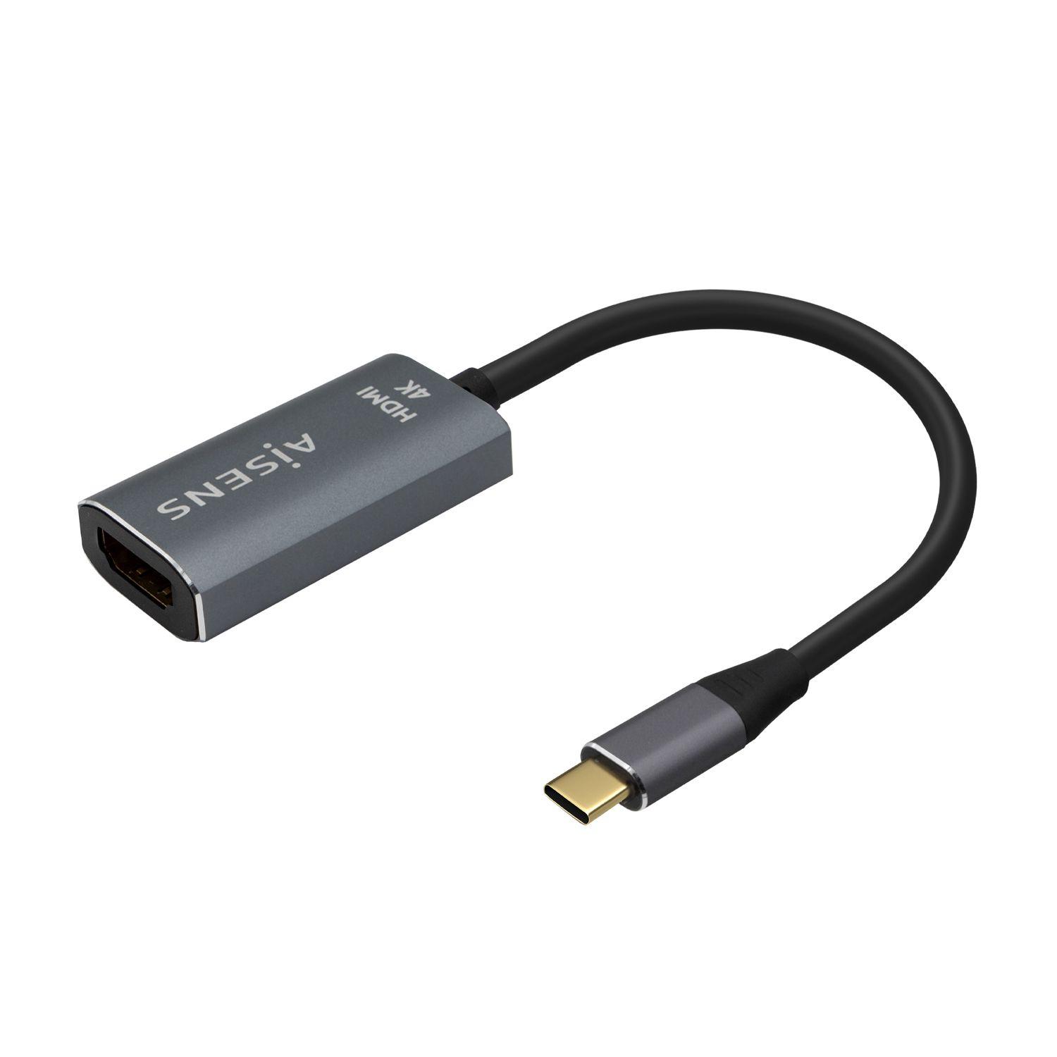 Conversor AISENS A109-0683 (0,15 m - USB Type-C - HDMI Type A - Cinza)